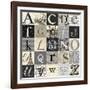 Designing Alphabet-Morgan Yamada-Framed Art Print