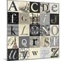 Designing Alphabet-Morgan Yamada-Mounted Art Print