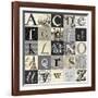 Designing Alphabet-Morgan Yamada-Framed Art Print