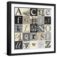 Designing Alphabet-Morgan Yamada-Framed Art Print