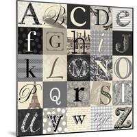 Designing Alphabet-Morgan Yamada-Mounted Art Print