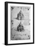 Designs for a Central Church, C1488-1490-Leonardo da Vinci-Framed Premium Giclee Print