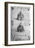 Designs for a Central Church, C1488-1490-Leonardo da Vinci-Framed Giclee Print