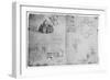 Designs for a Centralized Building, Late 15th or Early 16th Century-Leonardo da Vinci-Framed Giclee Print