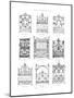 Designs for Cast-Iron Gates, from "Macfarlane's Castings"-null-Mounted Giclee Print