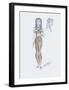 Designs for Cleopatra L-Oliver Messel-Framed Premium Giclee Print