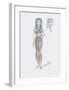 Designs for Cleopatra L-Oliver Messel-Framed Premium Giclee Print