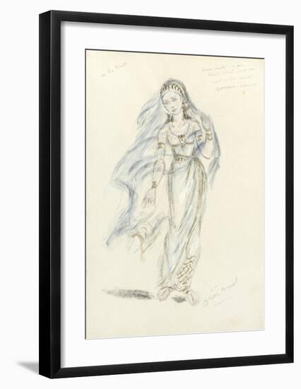 Designs For Cleopatra LII-Oliver Messel-Framed Premium Giclee Print