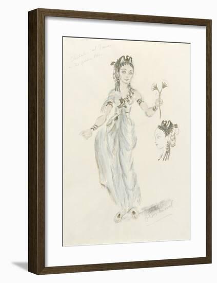 Designs For Cleopatra LIII-Oliver Messel-Framed Premium Giclee Print