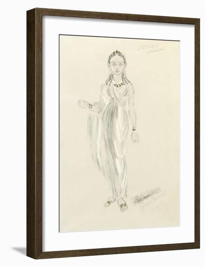 Designs For Cleopatra LIV-Oliver Messel-Framed Premium Giclee Print