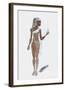 Designs for Cleopatra X-Oliver Messel-Framed Premium Giclee Print