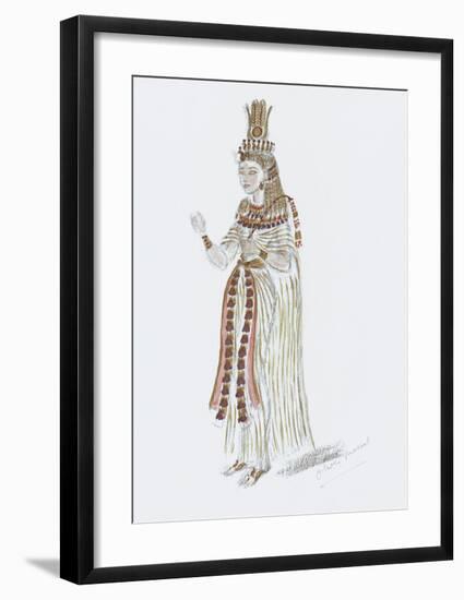 Designs for Cleopatra XLVI-Oliver Messel-Framed Premium Giclee Print