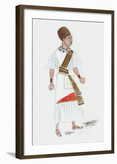 Designs for Cleopatra XLVIII-Oliver Messel-Framed Premium Giclee Print