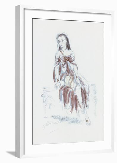 Designs for Cleopatra XV-Oliver Messel-Framed Premium Giclee Print