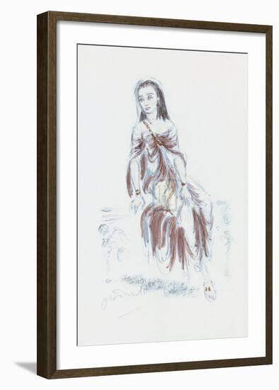 Designs for Cleopatra XV-Oliver Messel-Framed Premium Giclee Print