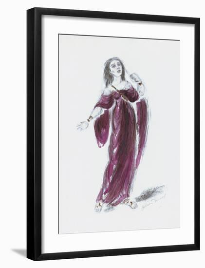 Designs for Cleopatra XVI-Oliver Messel-Framed Premium Giclee Print