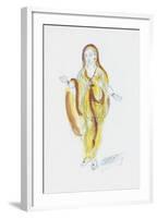 Designs for Cleopatra XVIII-Oliver Messel-Framed Premium Giclee Print