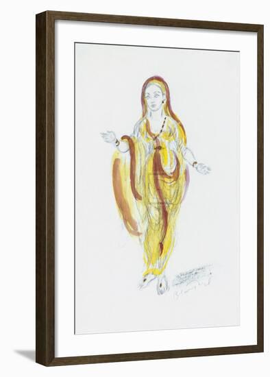 Designs for Cleopatra XVIII-Oliver Messel-Framed Premium Giclee Print