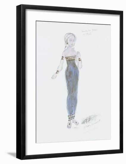 Designs for Cleopatra XXIX-Oliver Messel-Framed Premium Giclee Print