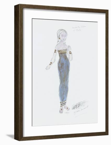 Designs for Cleopatra XXIX-Oliver Messel-Framed Premium Giclee Print