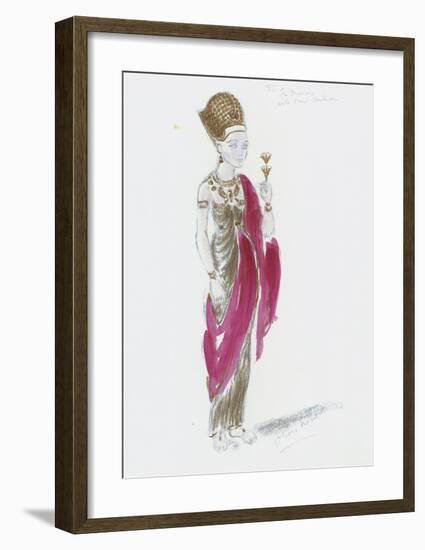 Designs for Cleopatra XXV-Oliver Messel-Framed Premium Giclee Print