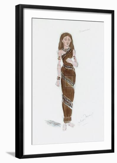 Designs for Cleopatra XXXIV-Oliver Messel-Framed Premium Giclee Print