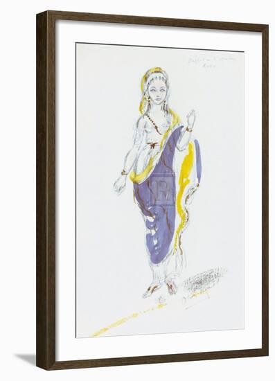 Designs for Cleopatra XXXVI-Oliver Messel-Framed Premium Giclee Print