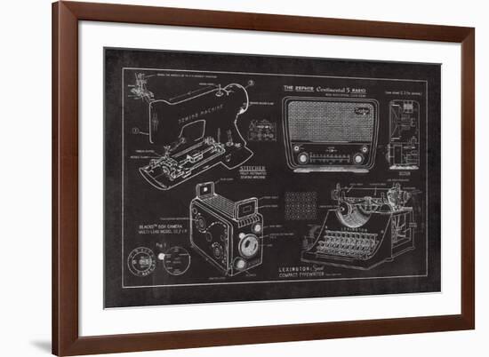 Designs For Living-The Vintage Collection-Framed Giclee Print