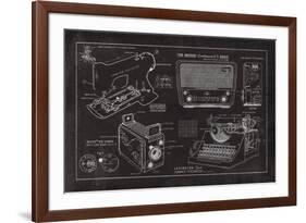 Designs For Living-The Vintage Collection-Framed Giclee Print