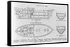 Designs for the "Fram", an Illustration from 'Farthest North' by Fridtjof Nansen, Published 1897-Norwegian School-Framed Stretched Canvas