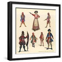 Designs for the Pirates of Penzance-George Sheringham-Framed Giclee Print