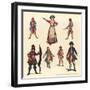 Designs for the Pirates of Penzance-George Sheringham-Framed Giclee Print