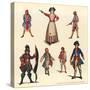 Designs for the Pirates of Penzance-George Sheringham-Stretched Canvas