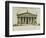 Designs for the Riding School of the Horse Guards, St. Petersburg: Elevations, Section and Ground…-Giacomo Quarenghi-Framed Giclee Print