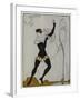 Designs On the Dances Of Vaslav Nijinsky-Georges Barbier-Framed Giclee Print