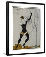 Designs On the Dances Of Vaslav Nijinsky-Georges Barbier-Framed Giclee Print