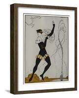 Designs On the Dances Of Vaslav Nijinsky-Georges Barbier-Framed Giclee Print