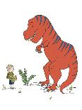 Boy Meets T Rex-Designs Sweet Melody-Art Print