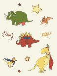 Dino Superheroes-Designs Sweet Melody-Art Print