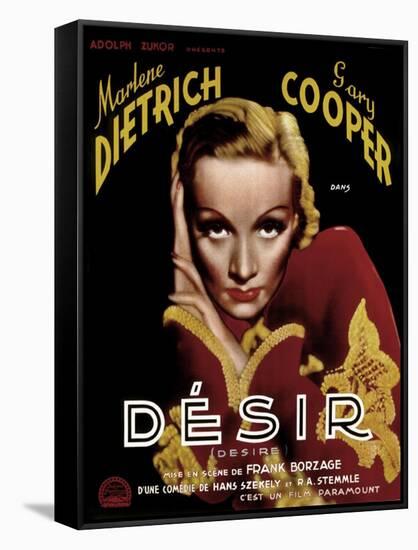 Desire, Marlene Dietrich, 1936-null-Framed Stretched Canvas