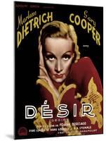 Desire, Marlene Dietrich, 1936-null-Mounted Art Print