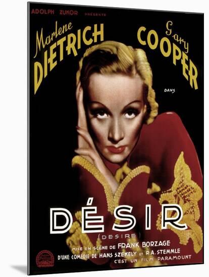 Desire, Marlene Dietrich, 1936-null-Mounted Art Print