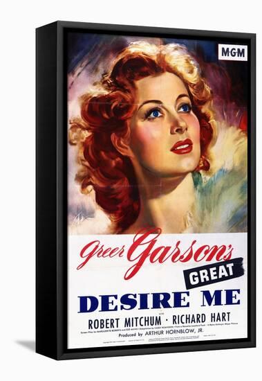 Desire Me, Greer Garson, 1947-null-Framed Stretched Canvas