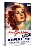 Desire Me, Greer Garson, 1947-null-Stretched Canvas