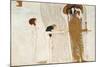 Desire of Happiness, Beethoven Frieze (detail), 1902-Gustav Klimt-Mounted Premium Giclee Print