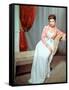 Desiree by Henry Koster with Jean Simmons, 1954 (photo)-null-Framed Stretched Canvas