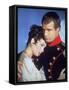 Desiree by Henry Koster with Jean Simmons, Marlon Brando (dans le role by Napoleon, 1954 (photo)-null-Framed Stretched Canvas