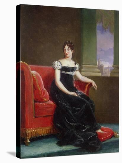 Desiree Clary (1777-1860) Queen of Sweden-Francois Gerard-Stretched Canvas