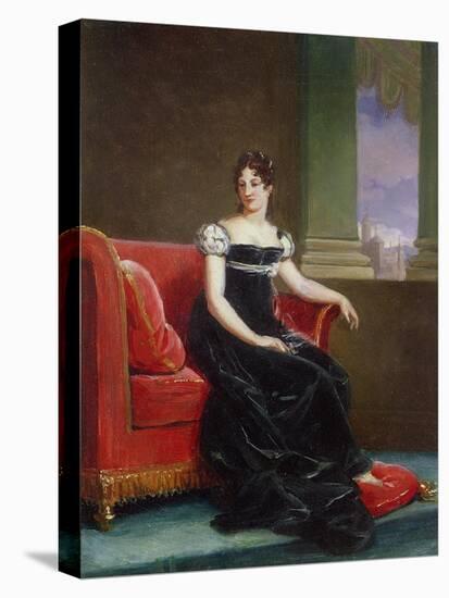 Desiree Clary (1777-1860) Queen of Sweden-Francois Gerard-Stretched Canvas