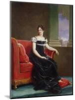 Desiree Clary (1777-1860) Queen of Sweden-Francois Gerard-Mounted Giclee Print